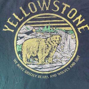 Small Vintage Blue Yellowstone T-Shirt